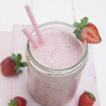 Receta de batido saludable de frutillas