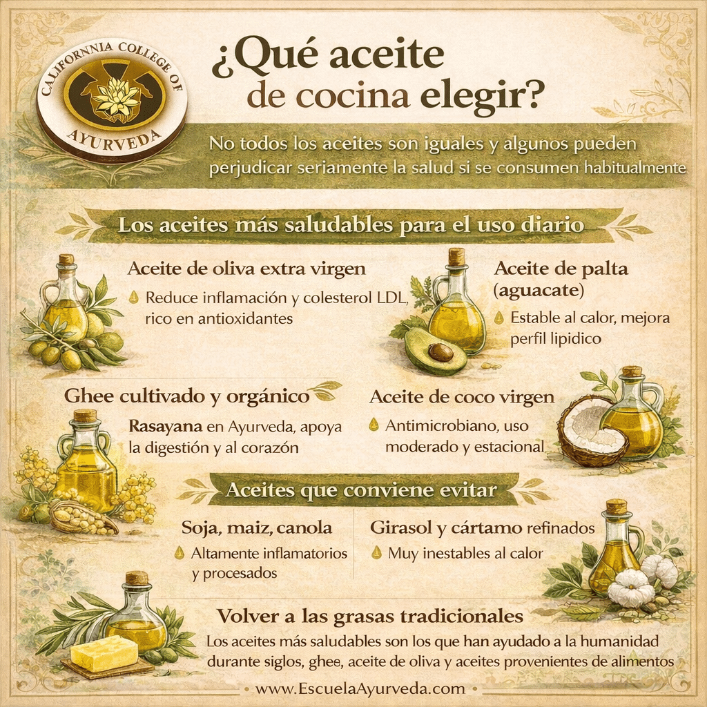 ¿Qué aceite de cocina elegir?