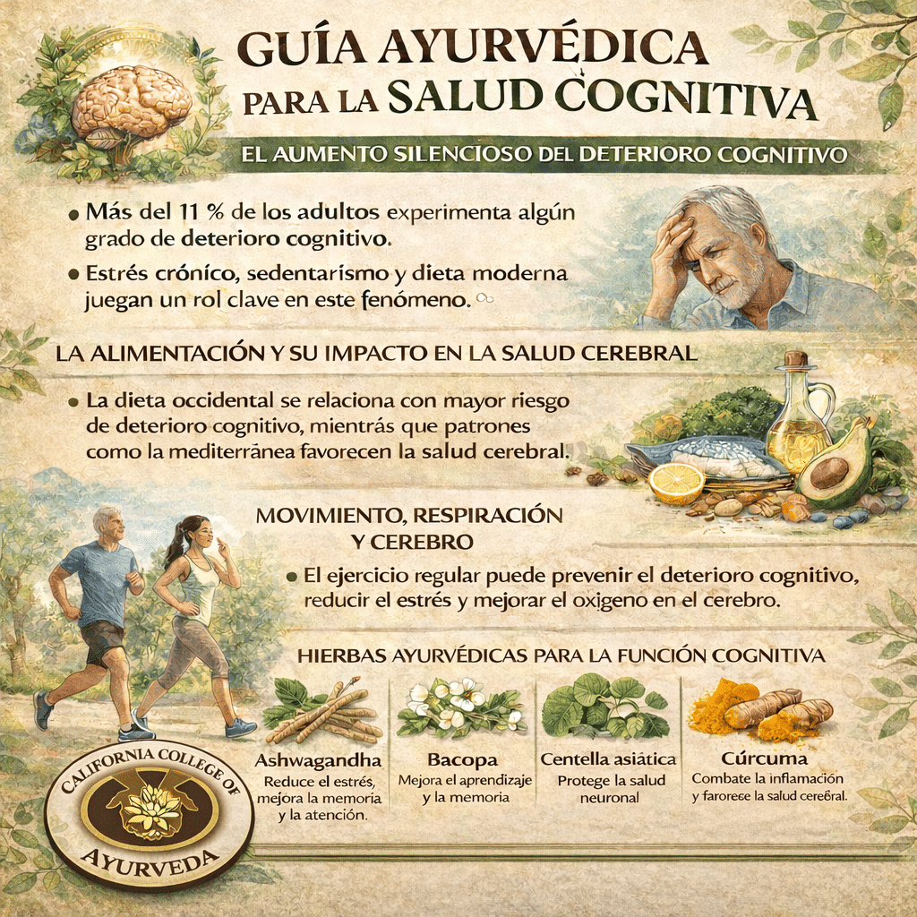 Guía ayurvédica para la salud cognitiva