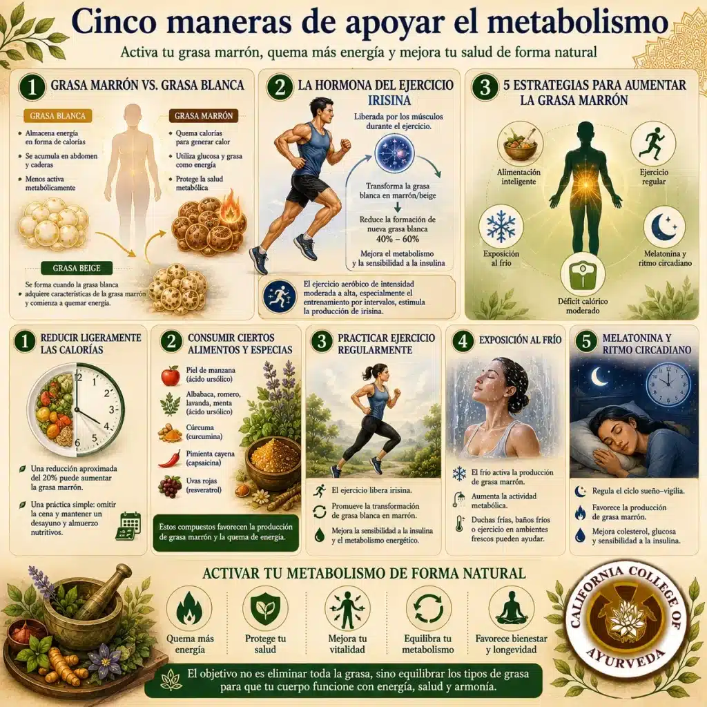 Cinco maneras de apoyar el metabolismo
