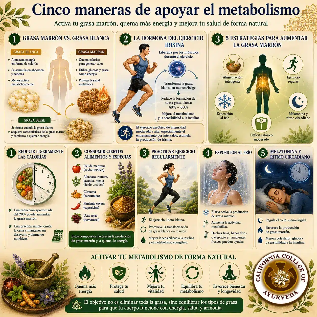 Cinco maneras de apoyar el metabolismo