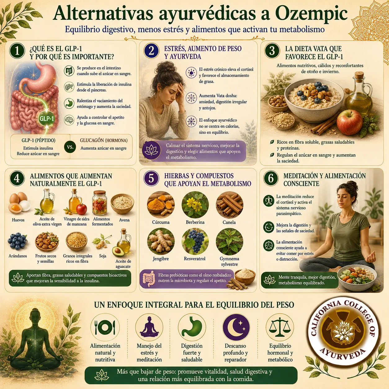 Alternativas ayurvédicas a Ozempic