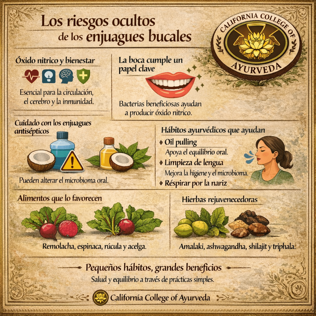 Los riesgos ocultos de los enjuagues bucales